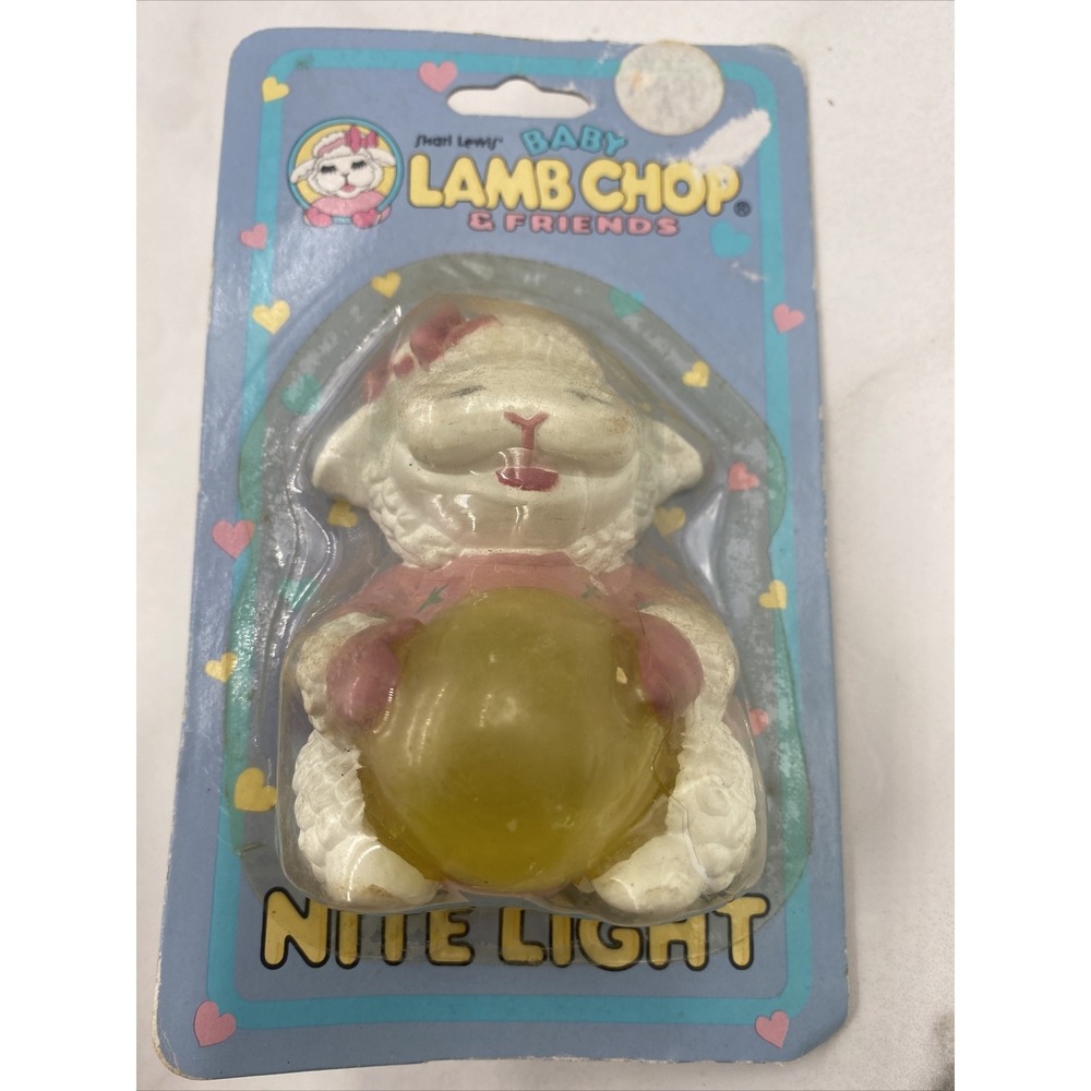 Vintage Night Light Nursery Lamp Shari Lewis Baby Lamb Chop Electric 1993 New